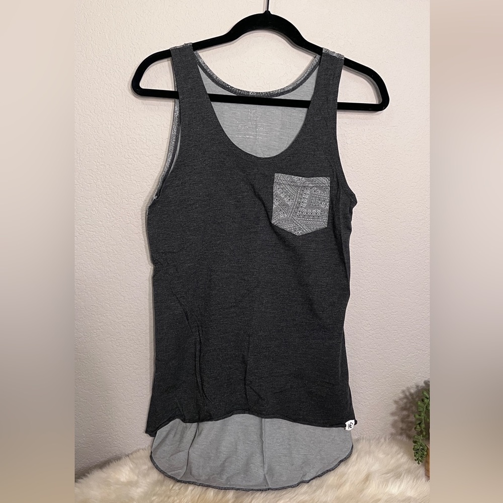 TENTREE | Geometric Hi Lo Tank Top